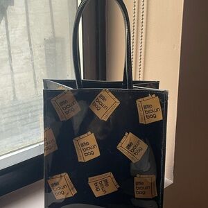 Fun Patent Black Tote